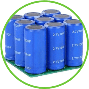 Solid state battery capacitance
